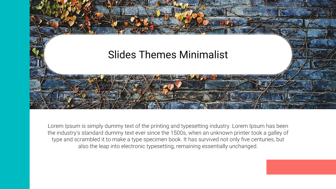 Free - Innovative Google Slides Themes Minimalist Presentation